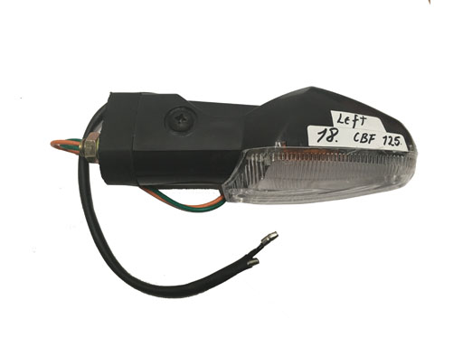 Motorcycle turning light CBF 125 left