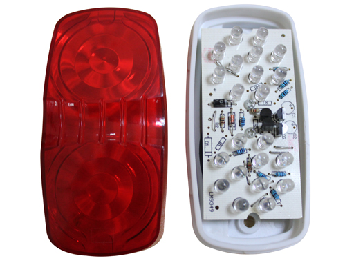 LAMP LED Z-STROBOSCOPIC RED 12V 22LED