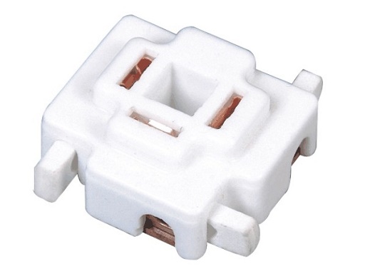SK-213 SOCKET FOR H4 CERAMIC WHITE