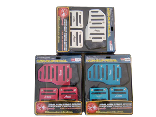 Pedal pad aluminium red