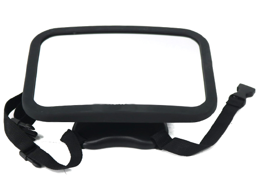 BABY SAFETY MIRROR，MIRROR SIZE 22.7x14.6cm OUT BORDER SIZE 25.5x17.5CM SIZE 12.5x12.
