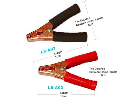LS-A03 50A CLAMPS (BLACK+RED)
